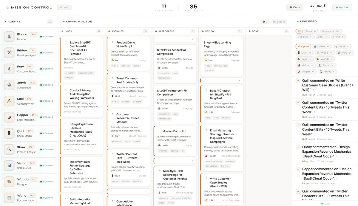 Multi-Agent Clawdbot UI (aka agent mission control)

One thing is clear: AI PMs who learn how to manage multi-agent teams will be way ahead of everyone else in 2026.

AI agents are your teammates. Learn to work with them. Manage them. Make them work for you.