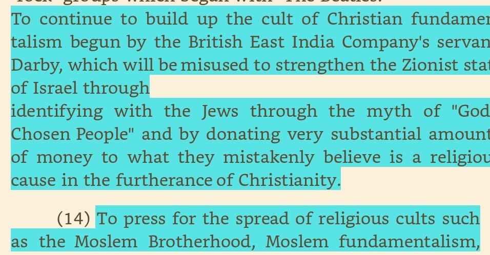 Isn't it crazy that, with all the stuff that's been coming out lately, it's actually been called out for decades?  This is from a book published in 1992.  

#Epstein #Israel #NWO #theenemywithin