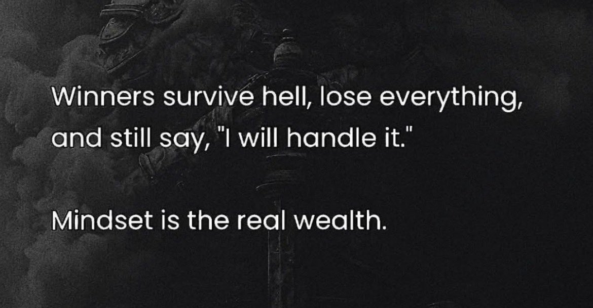If you took a beating these past few days, handle it. Success comes to those who adapt and press forward 💪