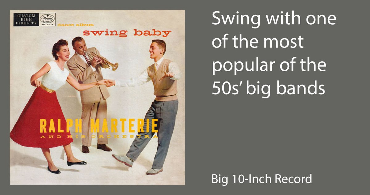BusterBig10Inch's tweet photo. Ralph Marterie's band was popular in the 1950s, but then and now was not considered a "jazz band." Its purpose was to play for dancing and listening. The ensemble is tight and the charts are enjoyable. From 1955.

https://t.co/0gMqsGKW1o https://t.co/VME8Q1X3Hi