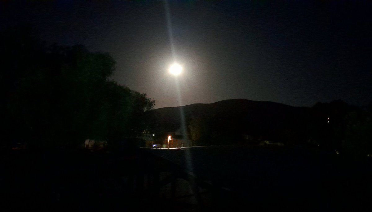 Full moon rising over the Karoo...