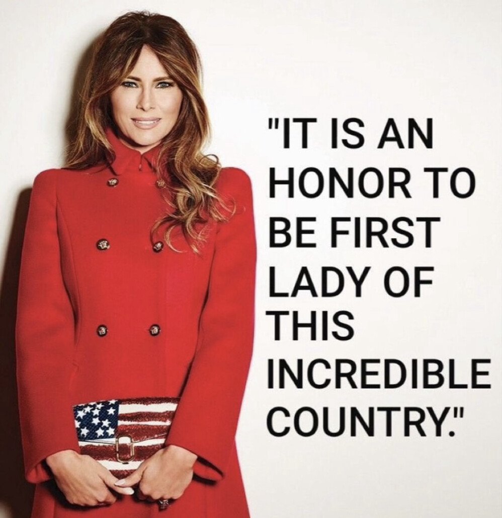 And we are honored to have you as the First Lady of this Great America.  You've made us proud ♥️🇺🇸 

#MelaniaMovie #OurFirstLady