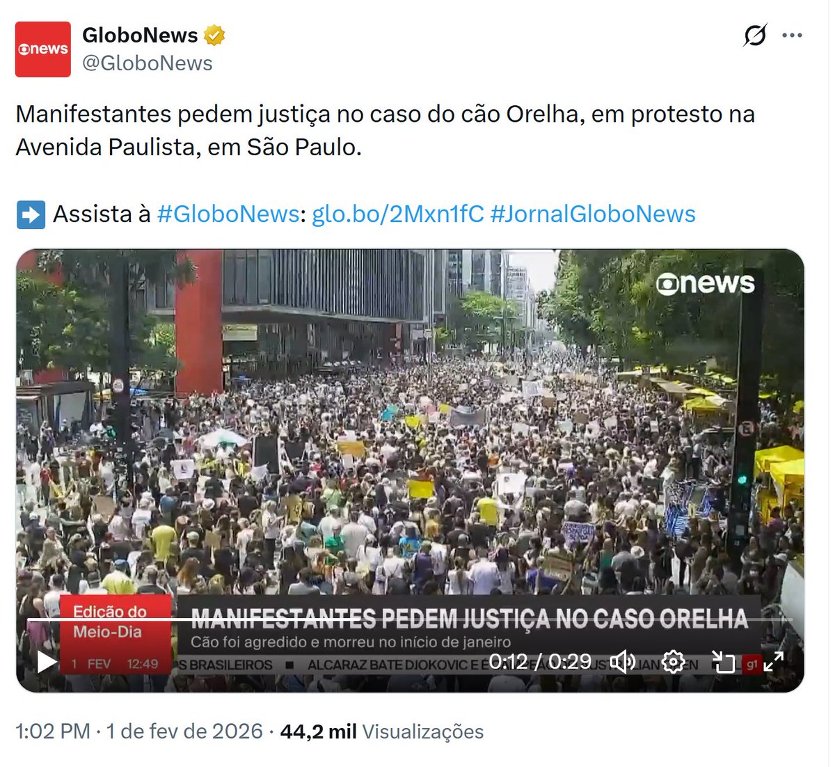 VConveniente's tweet photo. ⚠️ QUANDO A INDIGNAÇÃO VIRA SELETIVA, A VIDA HUMANA VIRA ESTATÍSTICA

Antes de tudo, é preciso deixar algo claríssimo, logo na primeira linha:

👉 Defender punição para maus-tratos contra animais é correto, justo e necessário.
Isso não está em debate.
O que precisa ser debatido — e com urgência — é a régua moral distorcida que estamos normalizando no Brasil.

Nos últimos dias, milhares de pessoas foram às ruas em São Paulo pedindo justiça no caso do cão Orelha. A comoção foi enorme. A cobertura midiática foi ampla. Autoridades se manifestaram. Projetos de lei foram mencionados. A indignação foi imediata.

Agora vem a pergunta incômoda — mas necessária:

👉 Por que essa mesma mobilização raramente acontece quando a vítima é humana?

📉 A BANALIZAÇÃO DA VIDA HUMANA NÃO ACONTECE DO DIA PRA NOITE

O Brasil registra dezenas de milhares de homicídios por ano.
São homens, mulheres, crianças, trabalhadores, inocentes.

E, na maioria esmagadora das vezes:
não há multidões,

não há passeatas,

não há protestos nacionais,

não há pressão constante,

não há indignação sustentada.

A morte vira número. A vítima vira estatística. O caso some em poucos dias.

Mesmo crimes hediondos, que chocam o país, geram comoção pontual, mas não criam um padrão de indignação permanente. Passado o impacto inicial, tudo volta ao “normal”.

Isso não significa que ninguém se importe.
Significa algo mais grave:

👉 significa que a sociedade passou a aceitar a violência humana como parte do cenário.

⚖️ NÃO É UMA DISPUTA ENTRE CAUSAS. É UMA QUESTÃO DE COERÊNCIA.
Aqui é onde muita gente erra — e onde perfis irresponsáveis atrapalham.

Isso não é:

“animal vale mais que gente”

“quem defende animal não defende humanos”

“não pode protestar por causa animal”

Isso é uma crítica à seletividade da indignação.

Se somos capazes de nos mobilizar em massa contra a crueldade — o que é correto — por que não conseguimos manter o mesmo nível de indignação quando a crueldade atinge pessoas?

Quando:

crianças são assassinadas,

trabalhadores morrem em assaltos,

famílias são destruídas por criminosos reincidentes,

vítimas são esquecidas em nome de estatísticas frias,

👉 algo está profundamente errado na nossa hierarquia de valores.

🧠 DEFENDER A VIDA PRECISA SER UM PRINCÍPIO, NÃO UMA MODA

Uma sociedade saudável:

protege animais e

protege pessoas com o mesmo rigor moral.

Quando a vida humana perde centralidade,
quando mortes viram pano de fundo,
quando a indignação depende do “tema da semana”,
👉 não estamos mais falando de justiça — estamos falando de catarse coletiva.
E catarse não salva vidas.
Coerência salva.

📌 CONCLUSÃO

O caso do cão Orelha merece justiça.
Mas as milhares de vítimas humanas esquecidas também merecem.
Se a nossa indignação é seletiva,
se a nossa empatia é episódica,
se a nossa moral depende do engajamento,

👉 então a vida humana já foi banalizada — e isso deveria nos assustar muito mais.

Informação. Coerência. Responsabilidade.
É isso que diferencia indignação legítima de manipulação emocional.
— @VConveniente