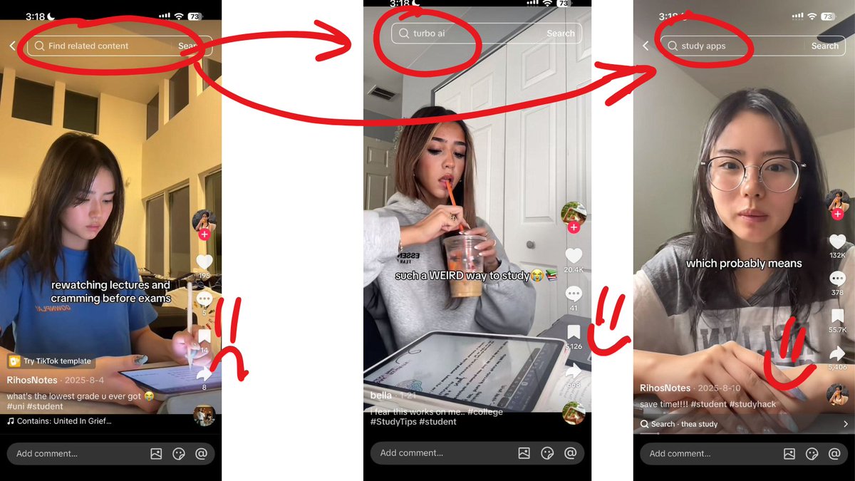 probably the most slept-on TikTok SEO hack right now

when that search bar pops up above a video with actual relevant keywords…

it’s a MASSIVE sign the algorithm fully understands your content and is pushing it harder

videos that trigger real keywords in that bar get WAY more