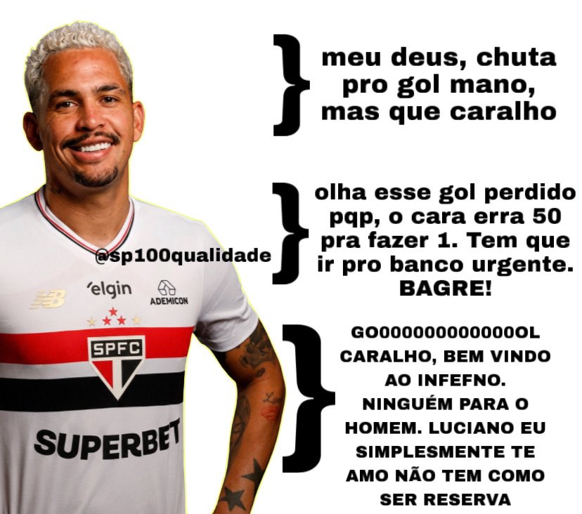 spsemqualidade_'s tweet photo. relação de amor e ódio com nosso lucianjo. https://t.co/vzZSjqqBsC