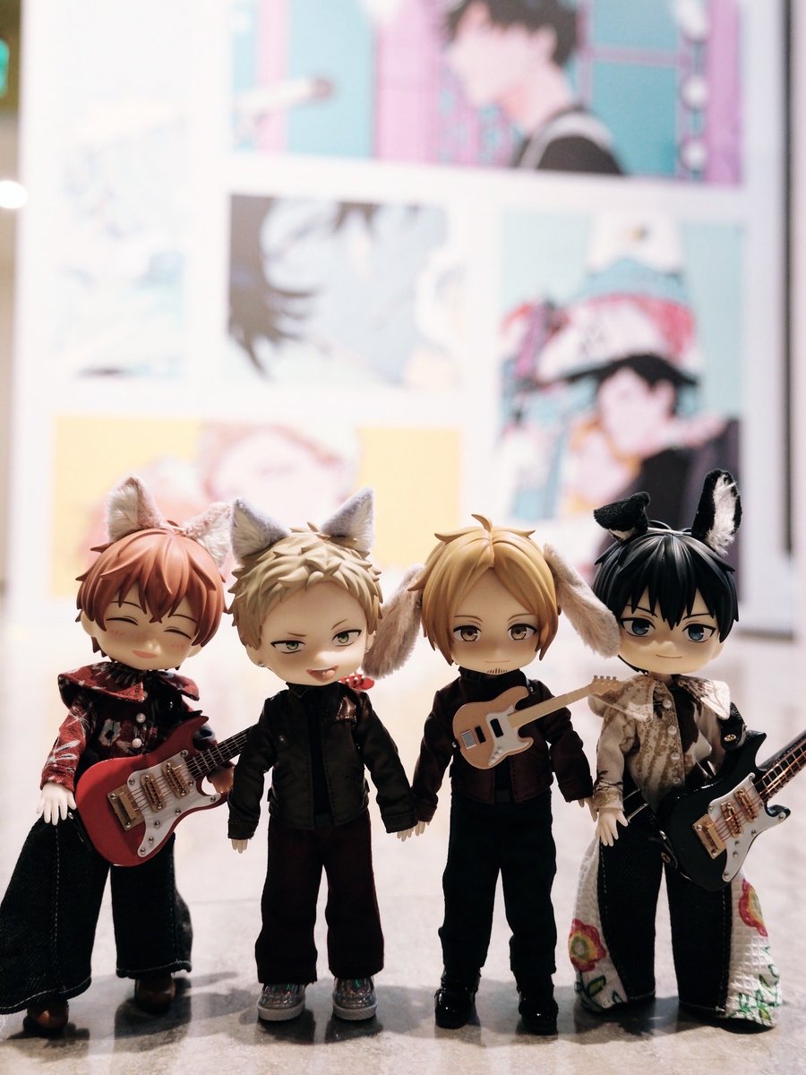 ギヴン展二刷 ❤️💚🧡🩵 #ギヴン #ギヴン展 #given #上ノ山立夏 #佐藤真冬