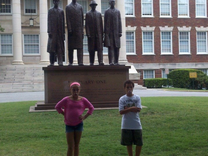 From visiting campus with mom, to the year she graduated and became and Aggie Alumni to us bringing the grandbabye memories are made here