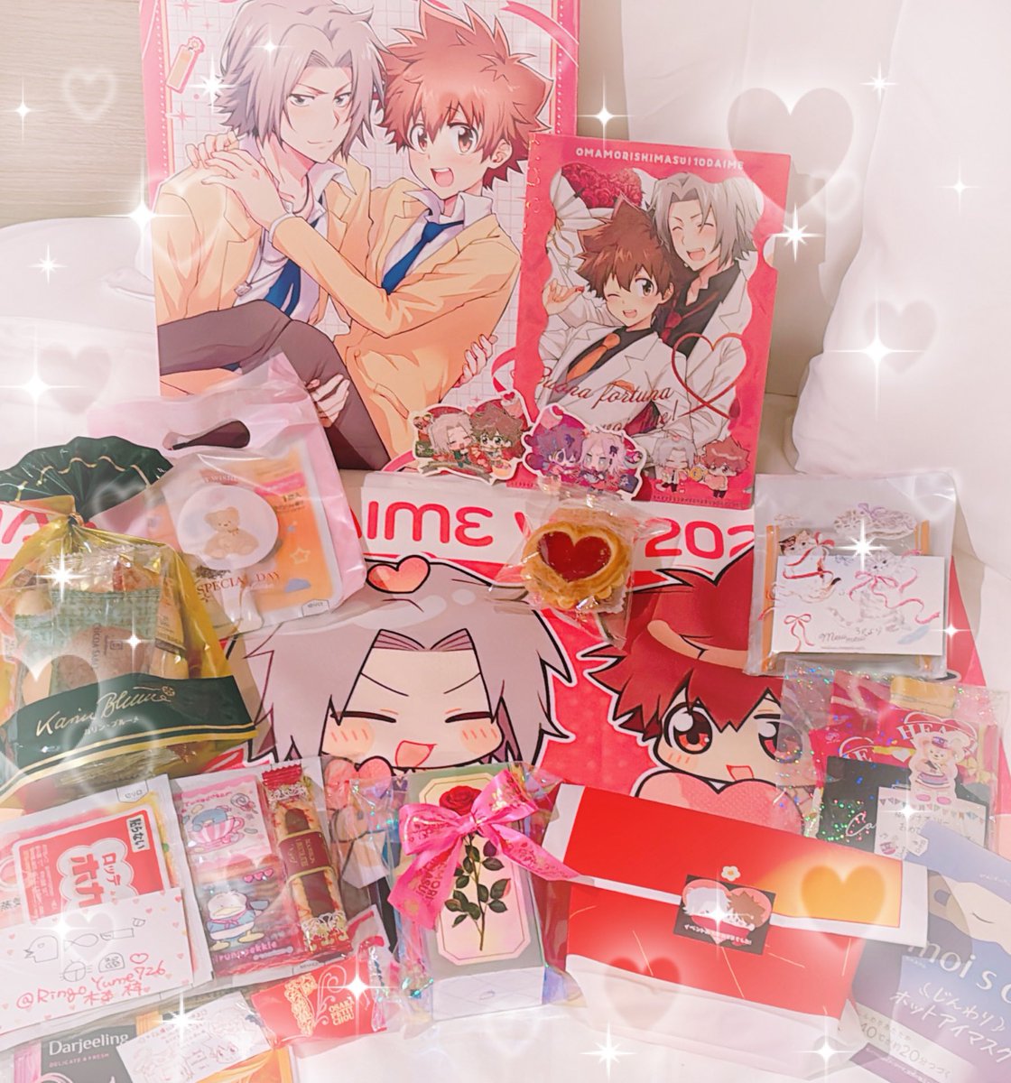 本日ははおつかれさまでした❣️スペースにお立ち寄りいただき、さしいれまでありがとうございます😭めちゃ楽しかったです🙇‍♀️