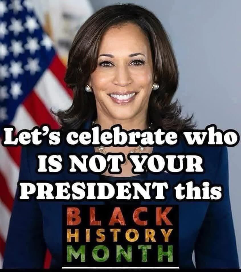 Happy Sunday. The start of Black history month and for the first day of celebration so glad this thing isn’t President