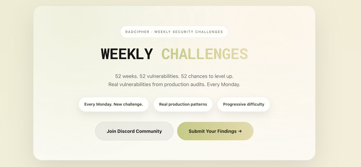 Radcipher - Security Services tweet media