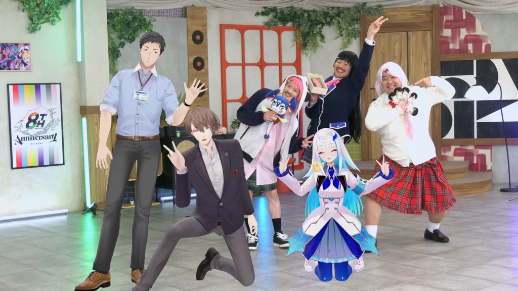 ご視聴ありがとうございました！9年目もよろしくお願いします！次回は社VS田角社長回でお会いしましょう！！ #にじさんじ8周年