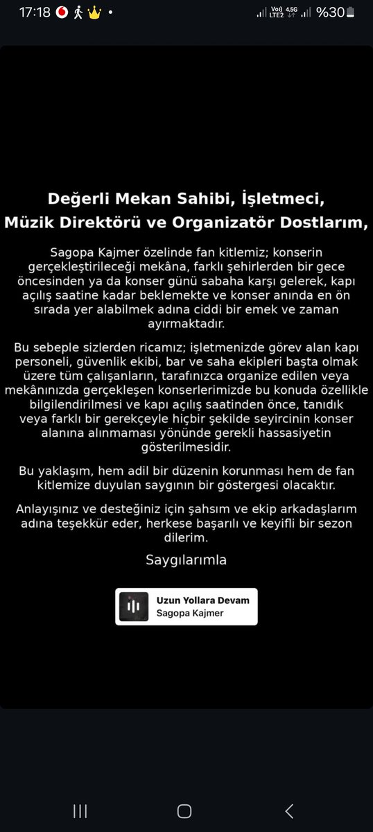 Bir çok kişinin dili olan bir açıklama👏👏👏
<a href="/Sagopakajmerrap/">Sagopa Kajmer</a> 🎤