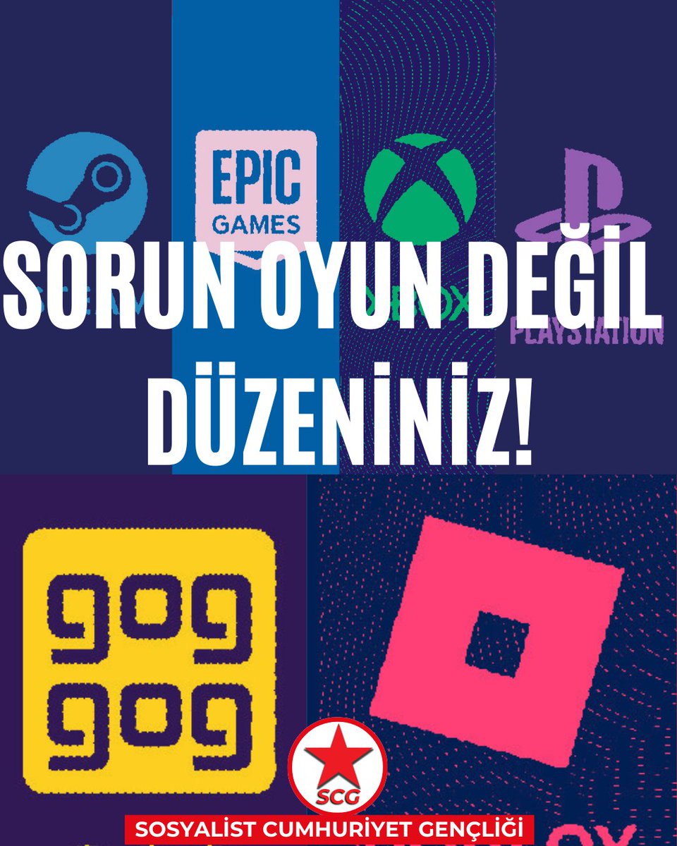 scgresmi's tweet image. AKP İktidarı tarafından Steam, Epic Games, Nintendo gibi platformların temsilci atamaması durumunda platformlara 30 milyon TL'ye kadar para cezası ve %90 oranında bant daraltma (yavaşlatma) yaptırımı uygulanması planlanıyor.

AKP iktidarı ve neoliberal efendileri; gençliğin tüm…