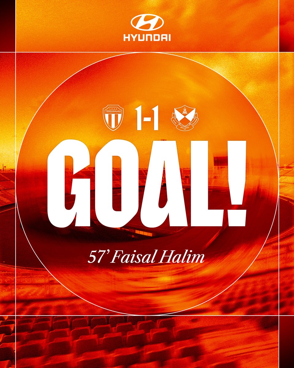 selangorfc's tweet photo. 57โ | โซ๏ธโช๏ธ TER 1-1 SFC ๐ด๐ก
โฝ๏ธ๏ธ SIIIIIIIIUUUUUUU! Faisal Halim gets the equaliser for the #RedGiants. Let's go, Mickey! ๐ช
Powered by Hyundai Motor Malaysia
#SelangorFC #ThisIsSelangor
#TERSFC #LS17
#LigaSuper2025-26 https://t.co/Y8UeazpLq6
