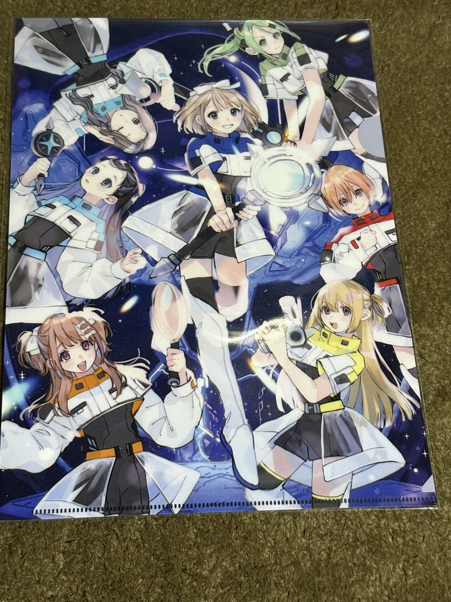 キャラクターライブのグッズ届いた 今回はクリアファイルのみ