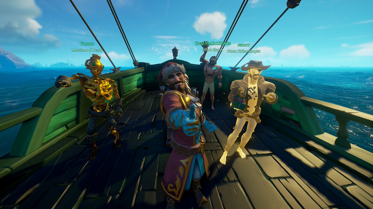 hello everyone! For #seaofthievescommunityweekend I'd like to nominate my two good friends Vorrae and Evan! I put my reasoning in the image below because of the word limit. #SeaOfThieves #BeMorePirate <a href="/SeaOfThieves/">Sea of Thieves</a>