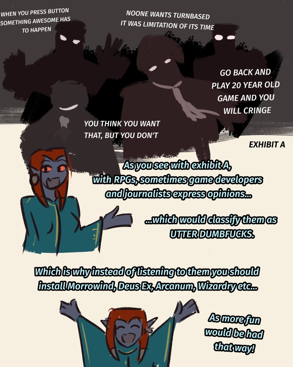 Feletida's tweet image. oh how i hate to stain my hands with foul blood of modern game developers and journalists
#tes #elderscrolls #morrowind