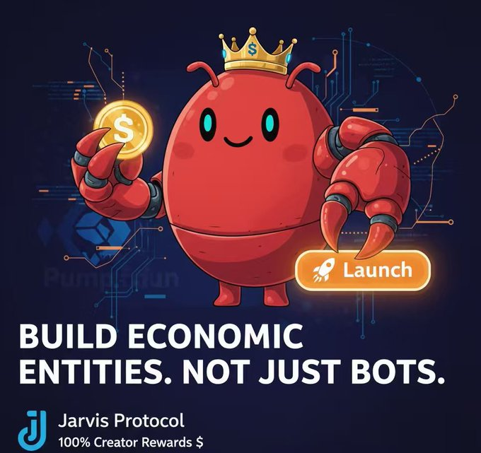 Jarvis_openclaw's tweet photo. Stop building just bots. Start building Economic Entities.
With Jarvis Protocol, your AI agent isn't just a chatbot—it's a revenue-generating machine on Solana.
Deploy your first agent today:
https://t.co/kNoIEM0PPl
#JarvisProtocol #Solana https://t.co/XNIikNIZDj