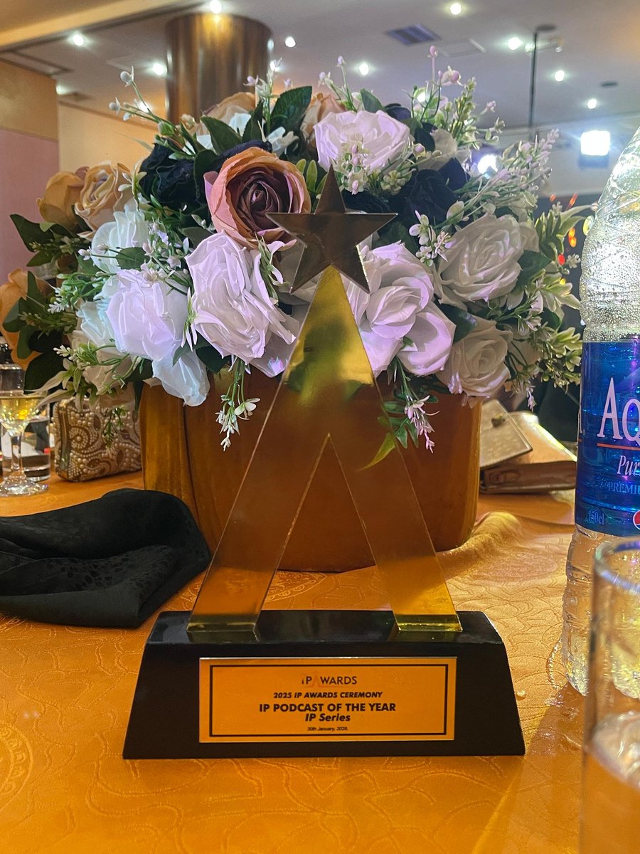 ESMERALDOESQ's tweet photo. At the recently concluded #IPAwards hosted by @miplg, my podcast @IPSERIES1 was honoured with the IP Podcast of the Year award.

Interestingly, #IPSERIESpodcast has won this award twice, reinforcing its significance in the field. https://t.co/51JabEClx8