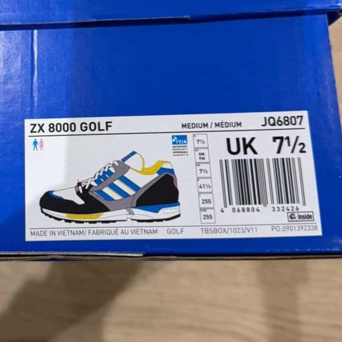 Upcoming adidas ZX 8000 Spikeless Golf Good for everyday wear, the