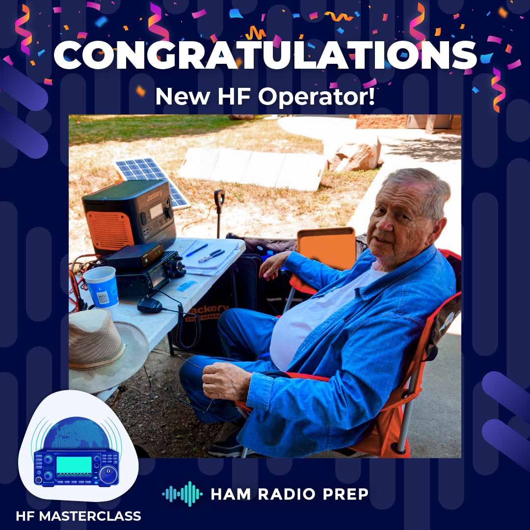 HamPrep's tweet photo. π A big round of applause for Edward Hedquist (#KF0TKD) from #Colorado for completing our #HFMasterclass! ππ‘
Edward is taking his radio skills to the next level with some very practical goals in mind: going #OffTheGrid, staying connected during weather-related power outages, and simply talking to friendly people across the bands! ποΈπβοΈ By mastering High Frequency (HF), he now has the expertise to reach far beyond local repeaters and maintain a vital lifeline when the grid goes down.
Edwardβs secret to success was our multi-layered teaching approach: "Video, then written, then test." β
π₯π By seeing the concepts in action, reading the theory, and then immediately testing his knowledge, he built the confidence to conquer the world of long-distance radio! π§ πͺ
Awesome work, Edward! Weβll be listening for your signal coming from the Rockiesβstay safe and enjoy those worldwide QSOs! ποΈβ°οΈβ¨
Ready to master the HF bands like Edward? π https://t.co/bKpk3tetEm