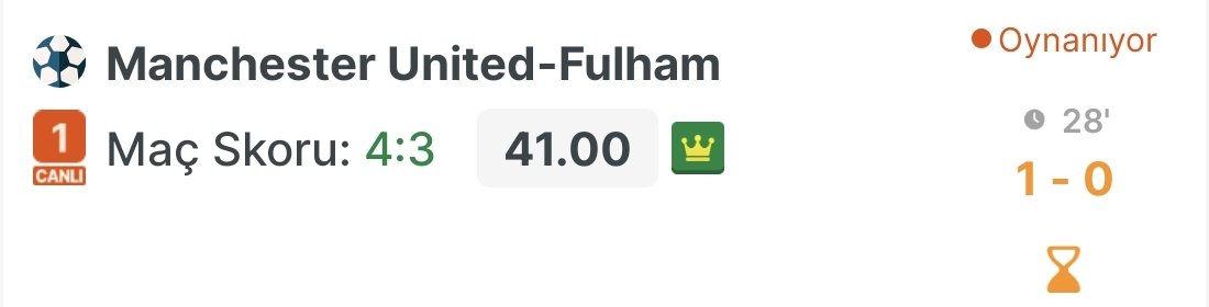 siyahoran's tweet photo. 🏴󠁧󠁢󠁥󠁮󠁧󠁿 Manchester United - Fulham
✍️ Gol beklentim yüksek bu maçta böyle bir skor aldım 3.5 üst ve 4.5 üst denemesi de yaptım https://t.co/joEbse5afA