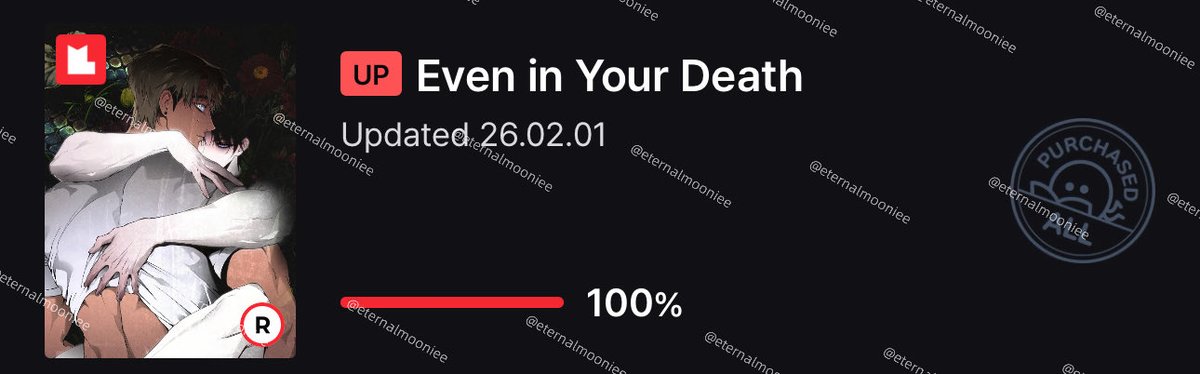 Chapter 12 of <Even in Your Death> is out on LezhinUS~ 

lezhinus.com/en/comic/eveni…

Have fun reading~ 💜