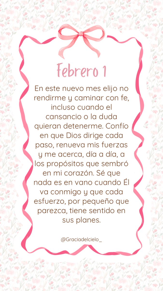 ¡Feliz inicio de mes! ✨💘🙏🏽