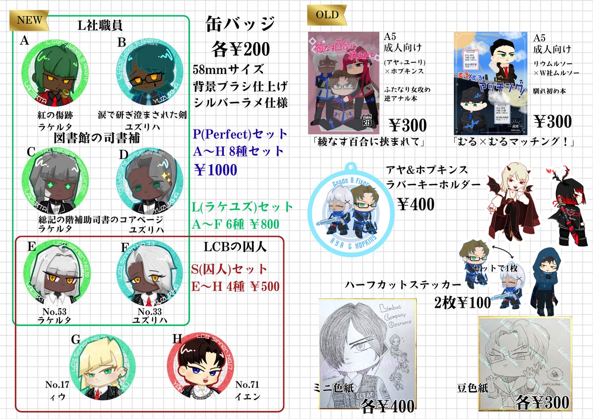 kanicama_'s tweet photo. 2/15開催【Lunatic Moonight Fantasy 2026】
#ルナムン_おしながき 
サークル参加者、一般参加のフォロワー向けに取り置きを行っております
取り置きフォームはこちら↓
https://t.co/VCUqHj1U09
また会場に来られない方向けにXfolioにて通販を行います
※リプツリーに注意書き https://t.co/JhgDJQPtQu