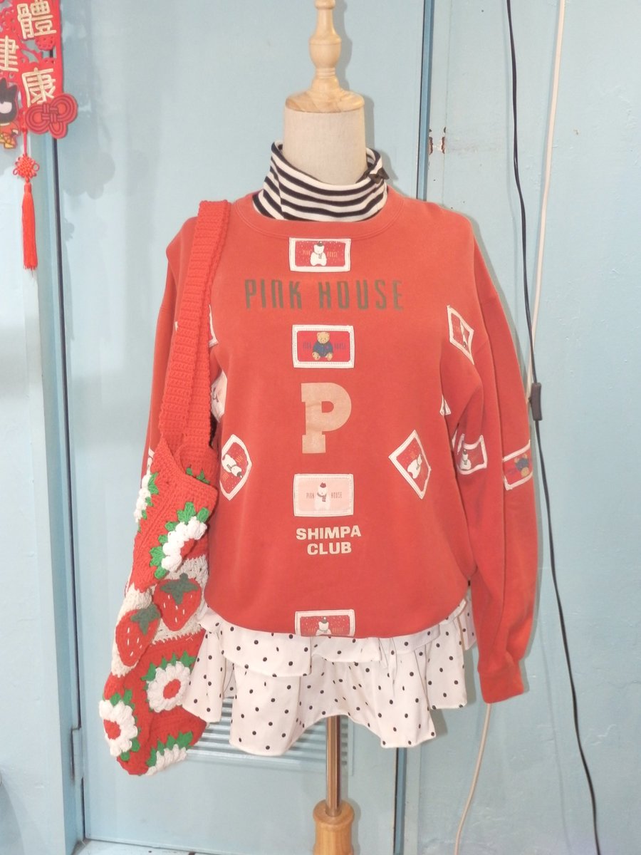 PINK HOUSEスウェットコーデ❣️🧸