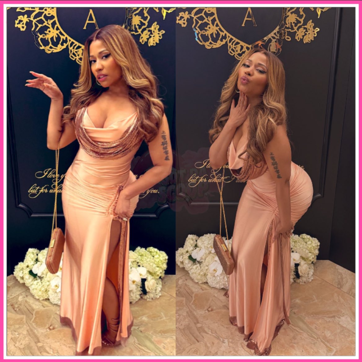 GotDaScoop's tweet photo. Nicki Minaj looked absolutely gorgeous last night at Alex Bruesewitzโs wedding. ๐ฅฐ๐ฅ๐ฅฐ๐ฅ
#ThePettys #MsFaceCardNeverDecline https://t.co/nItfca8TDm