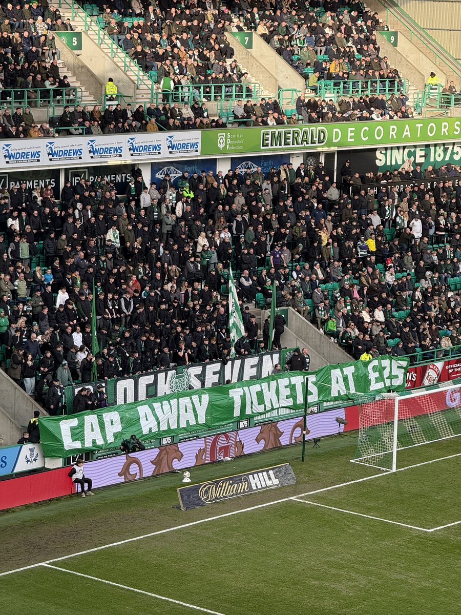 jackhwrites's tweet image. #Hibs ultras join #Falkirk in their campaign for a cap on away ticket prices.