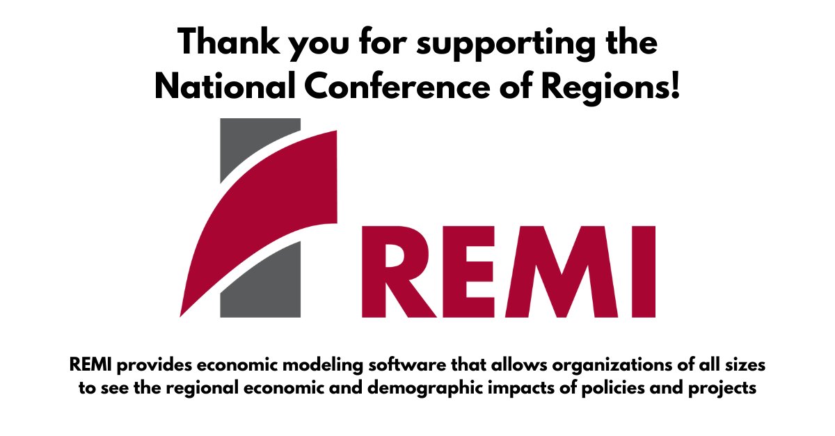 NARCregions's tweet photo. As we kick off NCR 2026, we want to extend a sincere thank you to REMI for sponsoring this year’s National Conference of Regions.

#RegionsLead #NCR2026 https://t.co/AWgpgDKA83