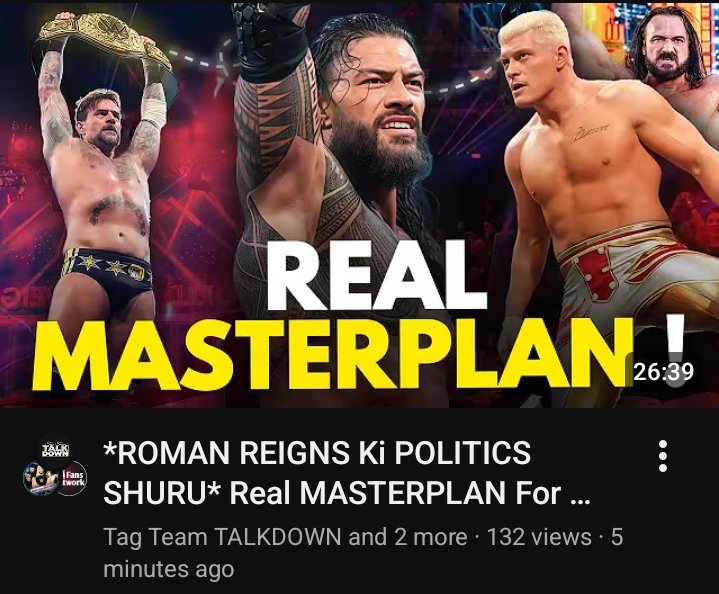 *Ab ROMAN Ki POLITICS SHURU*

Just Posted New Tag Team TALKDOWN Episode with <a href="/realrohanverma/">Rohan Verma</a>

Go check out - 
youtube.com/watch?v=FCxOva…
