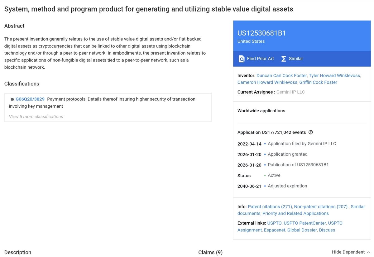 ReggieMiddleton's tweet photo. Stablecoin regulation just picked winners—and created tension.

The GENIUS Act hard-codes issuer controls—1:1 reserves, audits, disclosures, freezes, eligibility—mirroring the architectures long built by crypto-native firms like Gemini, Coinbase, and Kraken (some of which have specifically relevant patent portfolios). Money-center banks now face the choice: build crypto-grade rails and compete or partner. Stablecoins aren’t monopolized, but compliant designs are narrowing fast, reshaping who can realistically issue at scale. Note:the  black output below is AI generated, and not my opinion and I neither endorse or substantiate it. There is no representsrion of accuracy or fitness and nothing here is to be construed as legsl advice. I am not a lawyer and not as smart as those other guys.