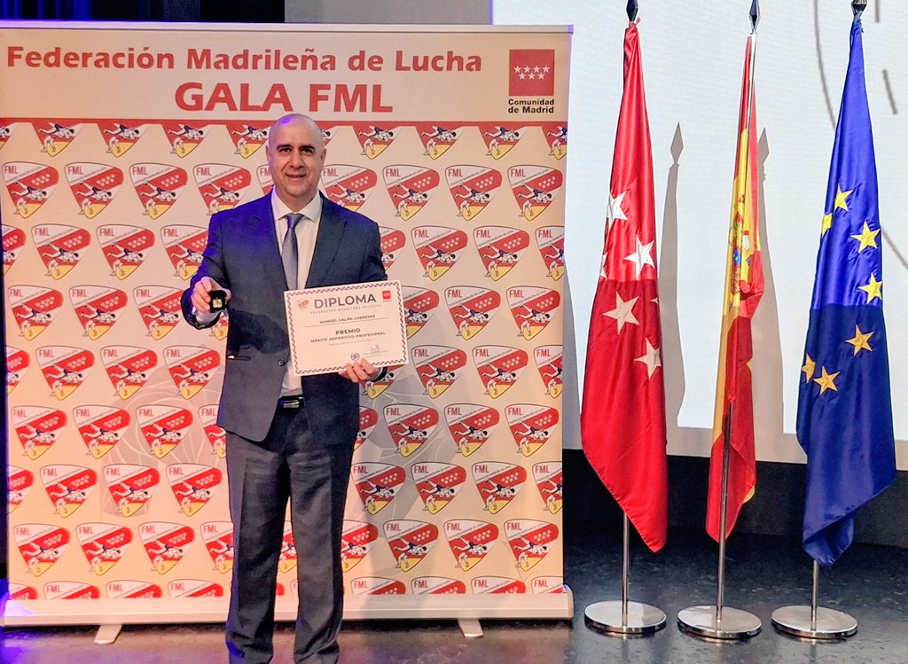 jmanuelgalan's tweet photo. Agradecer a la Federación Madrileña de Lucha su reconocimiento en la Gala de premios, por la distinción y el mérito concedido por mi trayectoria deportiva y profesional durante todos estos años. Gracias #boadilla #defensapersonal https://t.co/ke5zLdcURs