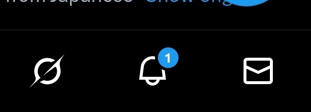 Its.. rarely above a "1" but I get.. depressingly excited for that little blue circle. Its usually just someone liking a comment. But even that brings me joy. :')