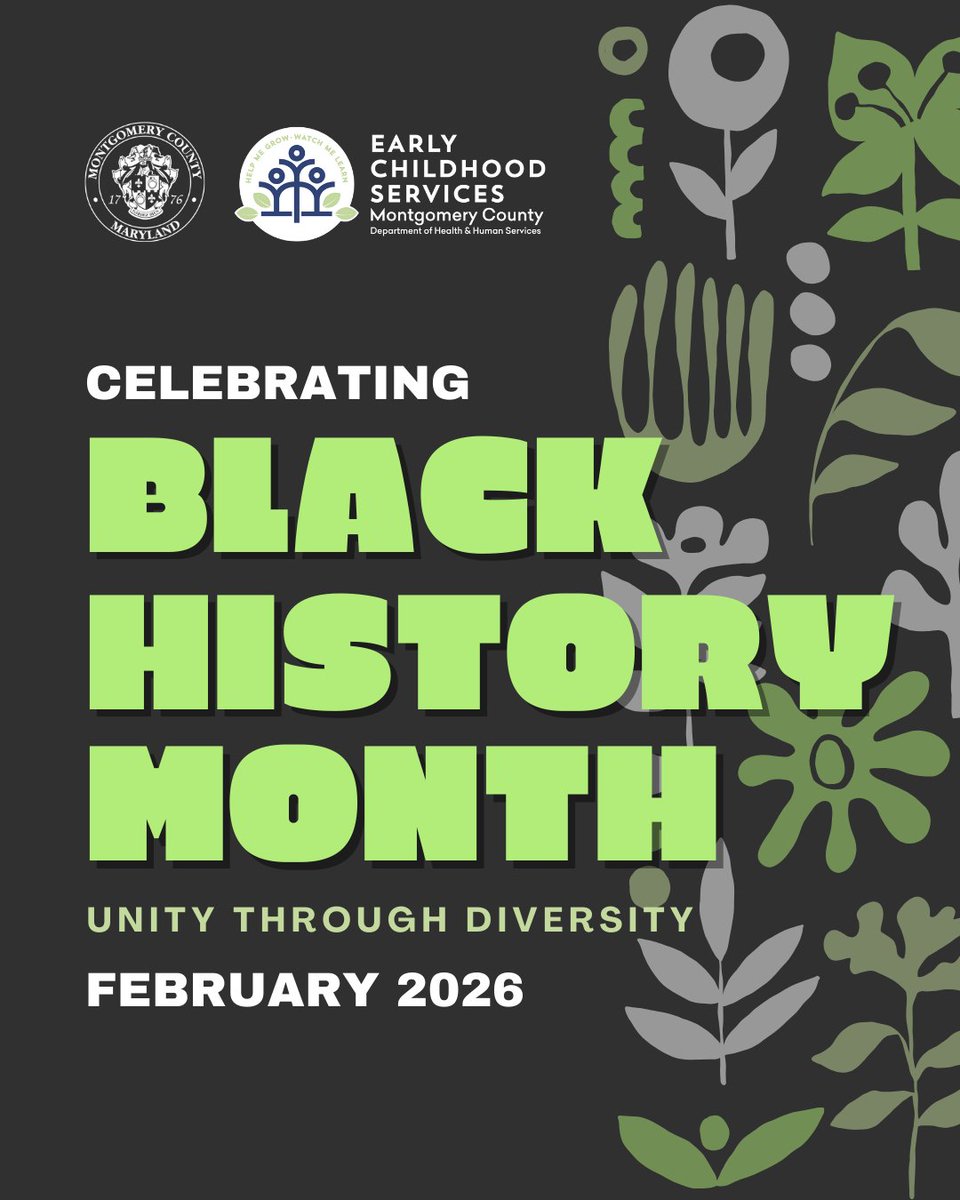 🖤✨ Black History Month Begins Today ✨🖤

We honor Black History Month and recognize the lasting impact of Black history, culture, and leadership in our lives and in the Early Childhood community.

#BlackHistoryMonth #ECSCelebrates #DHHSECS #CommunityVoices #BHM2026