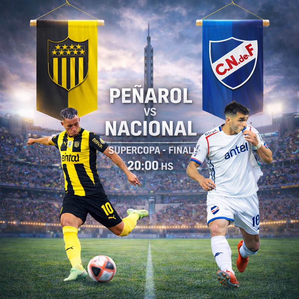 Nicofigueiraa's tweet photo. @OficialCAP @Nacional 𝙎𝙐𝙋𝙀𝙍𝘾𝙊𝙋𝘼 - 𝙁𝙄𝙉𝘼𝙇 @LigaAUF  #clasicouruguayo #final #estadiocentenario #peñarol #Nacional https://t.co/xShljtPdmr