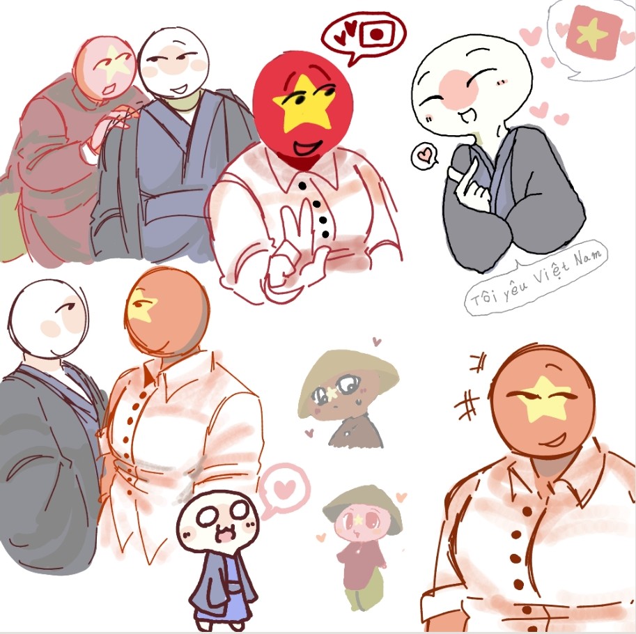 ShrimpTheAngle's tweet photo. ありがとうございます。おやすみなさい、良い夢を。🥹
🇯🇵🇻🇳
#CountryHumans https://t.co/7qzBLvMADd