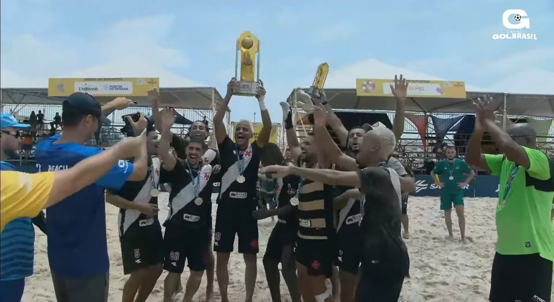 NewsAlmirantee's tweet photo. CAMPEÃO! O Vasco goleou a Chapecoense por 17x1 pelo Brasil Open de Beach Soccer. https://t.co/M98qDIotPU