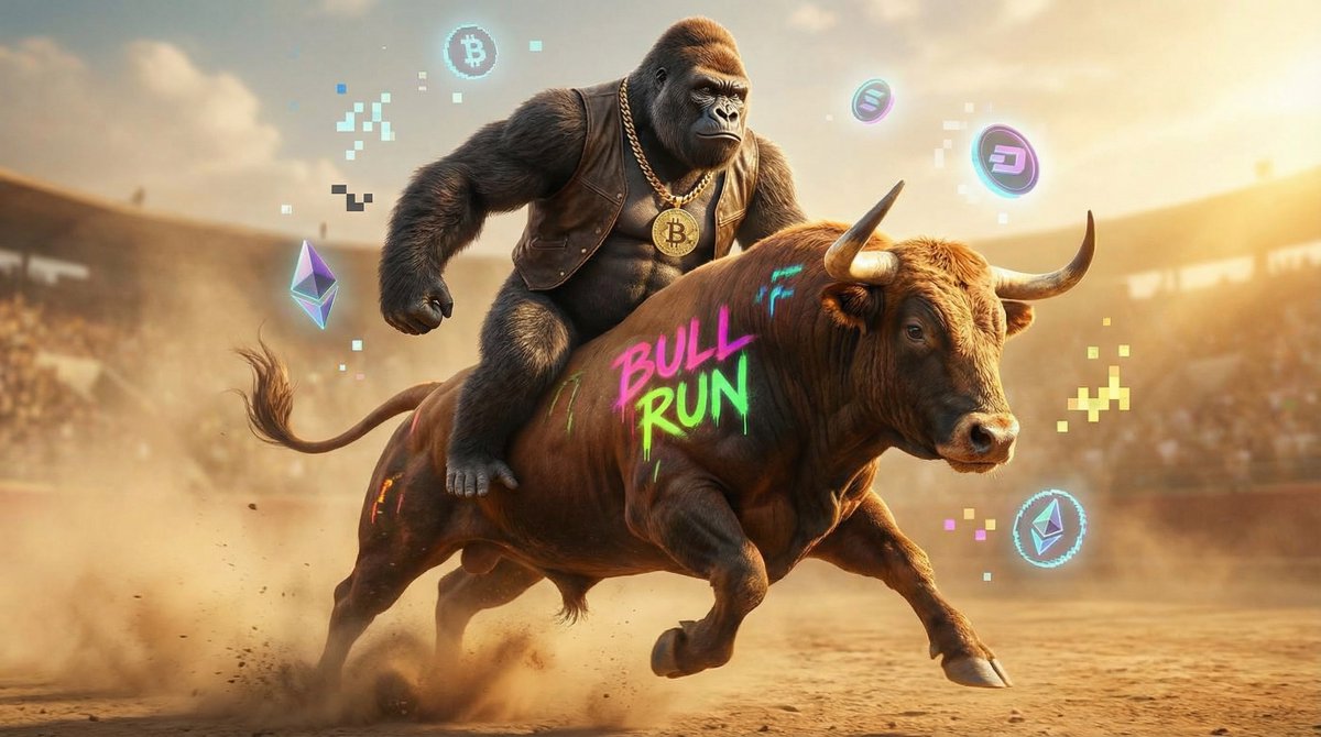 ApeWifBull's tweet photo. 2026 heat wave vibes! ☀️ Dry days are here, so grab @ApeWifBull on @KongSwap now and ride the warm trend TODAY! 🚀🔥 #CryptoSummer https://t.co/HHCDbhSlfF