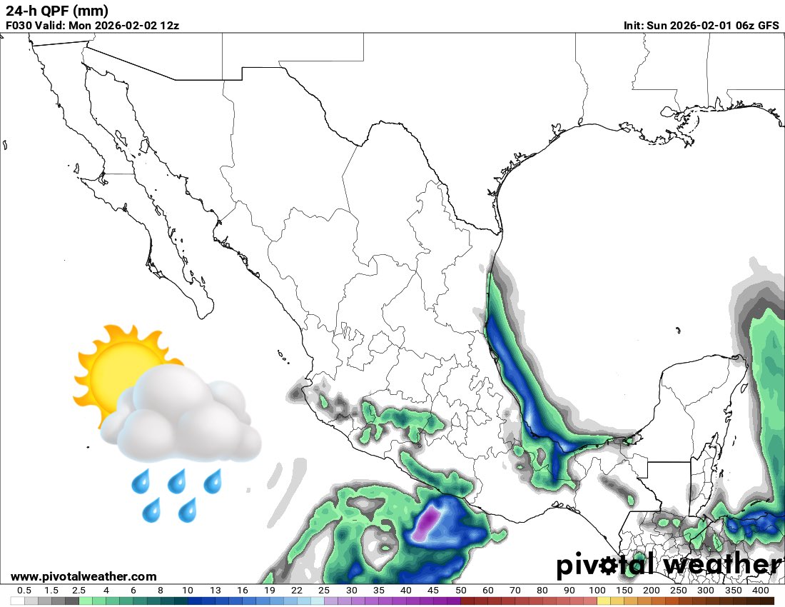 InfoMeteoro's tweet image. 🚨PRONÓSTICO Domingo 1/feb/2026

⚠️#AireÁrtico con tarde fresca en el norte, noreste, centro, oriente y sureste, y frío en horas nocturnas; nieblas en montañas y heladas en zonas altas

🌡️AMBIENTE DIURNO☀️
🥶0-9ºC Sierra Madre Oriental 
🥶10-20ºC norte, noreste, centro, oriente…