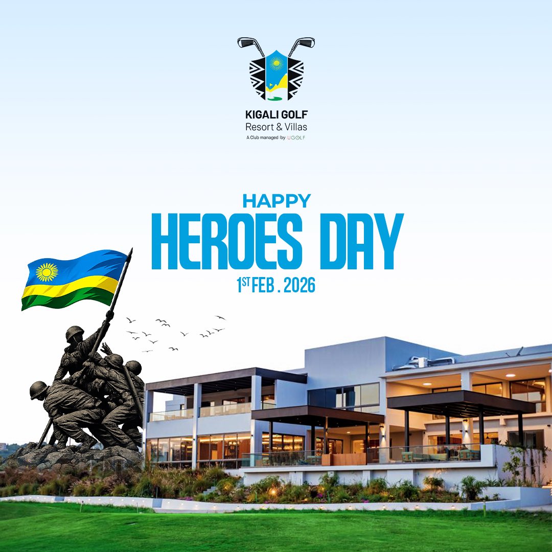 golf_kigali's tweet photo. Today, we honor the heroes whose courage, sacrifice, and patriotism shaped our nation.
Happy Heroes’ Day 🇷🇼

#Rwanda #HeroesDay2026 https://t.co/NXKwBtPwb5