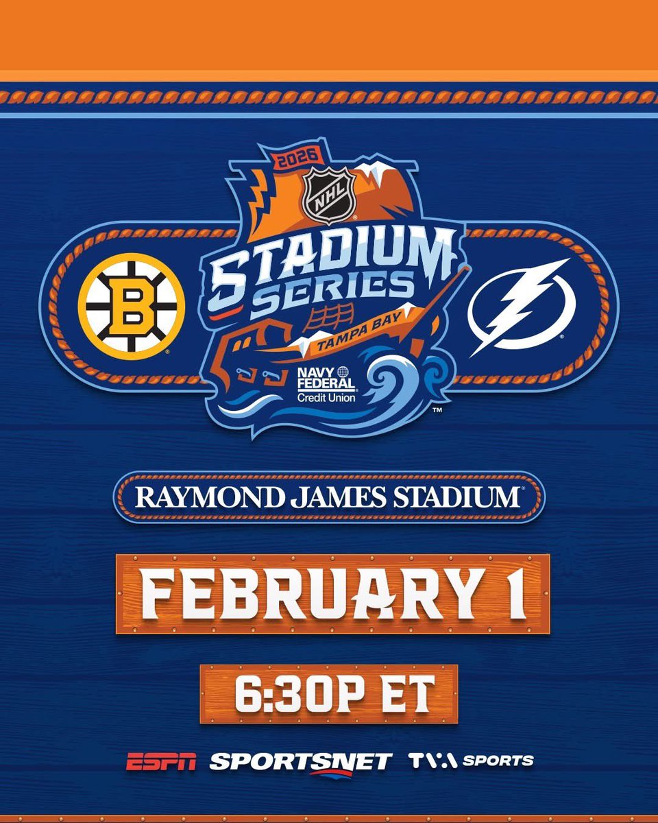 GregWolfTBL's tweet photo. Happy #NHLStadiumSeries Day, #BoltsNation!
Catch me hosting today’s @NHL PreGame Fan Festival at @rjstadium with a LIVE performance from national recording artist @LOCASHmusic, along with live mixes from @StreetLacedDJs own @mcwhiteDJ!
We can’t wait to officially launch the festivities for the 2026 NHL Stadium Series in #ChampaBay!
A full lineup of attractions and interactive experiences for the 2026 NHL PreGame, the League’s official fan festival for the 2026 Navy Federal Credit Union NHL Stadium Series®, hosted in partnership with @SportsTampaBay await you today in lots 5 & 7!
A 2026 @NavyFederal Credit Union NHL Stadium Series ticket is required for entry!
The NHL PreGame will take place from 1:00pm– 6:30pm ET and feature exciting activations from over a dozen of the League’s official partners and licensees, including the opportunity take a photo with one of the oldest and most iconic trophies in sports, The @StanleyCup®