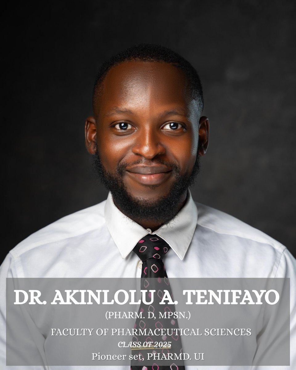 TenifayoAkinlo1's tweet photo. Got admitted into the university of Ibadan in 2018.
7 years later, having satisfied my examiners, ladies and gentlemen, I present: https://t.co/G1y3BRWjUl