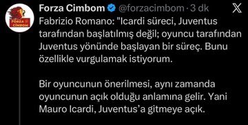 Adam kendini Juventus'a önermiş gidin akşam tribüne çağırıp "Aşkın Olayım" söyleyin andaval ordusu sizi :D
