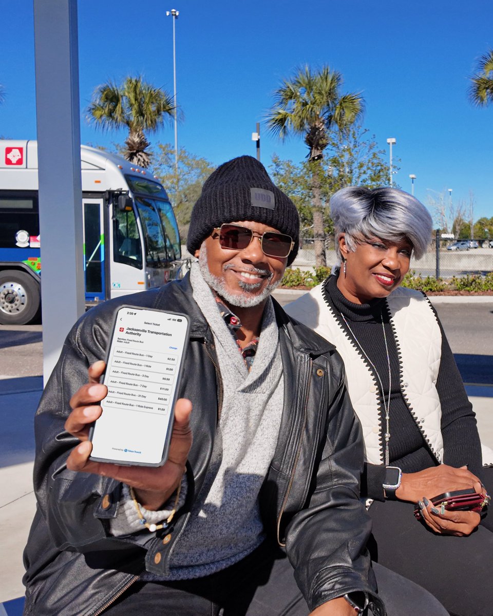 JTAFLA's tweet photo. 🎉 Today’s the day—lower fares are here! 🚍
 
As part of our 6-Month Fare Modification Pilot Program, the JTA is lowering fares to support the community with affordable mobility options across Northeast Florida.
 
🚍 $1 Fixed Route Bus fare
🚐 $2 Connexion Paratransit fare
 
Lower fares. More savings. That’s Better Together!
 
#BetterTogetherJTA