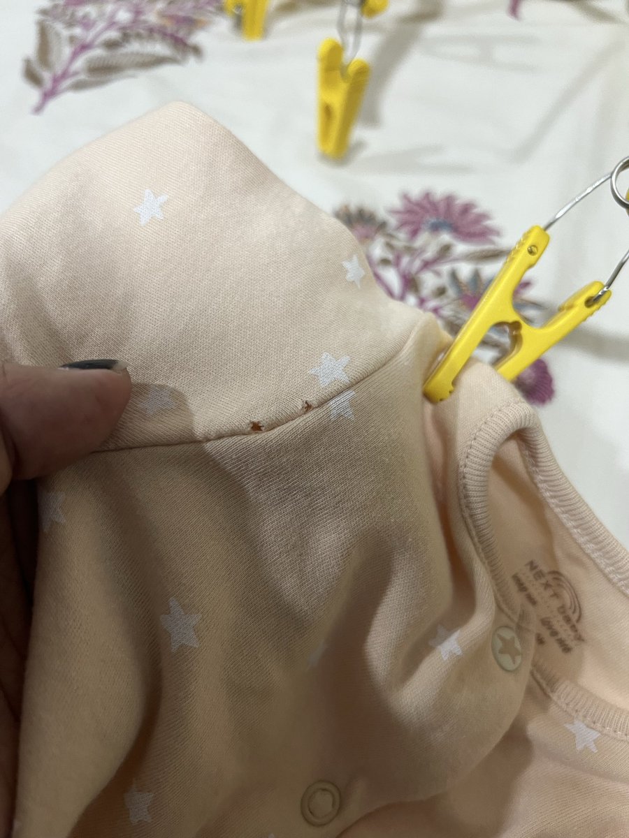 SuranjeetaBarth's tweet photo. @nextofficial @MyntraSupport @myntra 
Barely dipped this product in water and dried in machine. That is even more delicate way of cleaning than machine wash.Still I’m being denied a return.
This is ridiculous that such a reputed brand is delivering such poor quality in India.Sad! https://t.co/wTgIPHcT6j