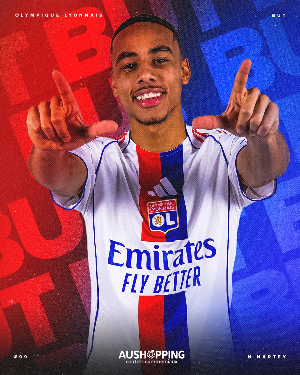 37' 𝗡𝗢𝗔𝗔𝗔𝗔𝗔𝗔𝗔𝗛 💥

Le magnifique débordement de Ruben Kluivert qui vient servir Noah Nartey en retrait !!! 👊🔴🔵

Premier but pour son premier match ! 🔥

1-0 #OLLOSC